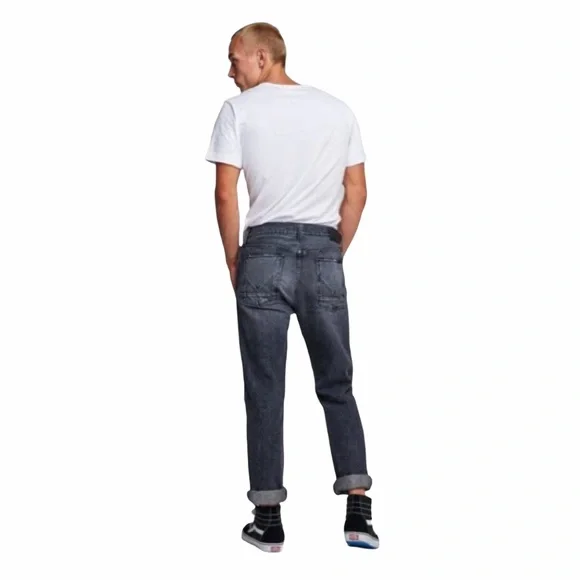 new Hudson ✪ Dixon Straight Leg Button Fly Jeans ✪ Hurricane ✪ Size 31 Inseam 32 - Picture 3 of 13